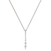 1/2 ct. t.w. Calla-Cut Diamond Journey Pendant in 18k Gold (18”)