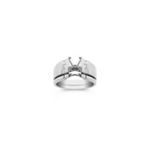 Princess Cut Diamond Wedding Set with Channel Setting