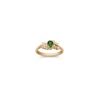Oval Green Sapphire and Diamond Ring