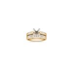 Princess Cut Diamond Wedding Set