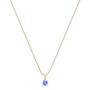 3/4 ct. t.w. Round Ice Blue Sapphire Pendant (18”)