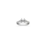 Vintage Cathedral Solitaire Engagement Ring