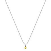1/3 ct. t.w. Round Yellow Sapphire Pendant (18”)