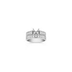 Princess Cut Diamond Wedding Set