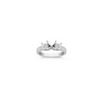 Three-Stone Princess Cut Diamond Engagement Ring