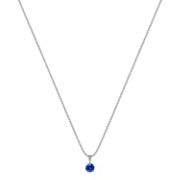 1/4 ct. Round Sapphire Pendant (18)