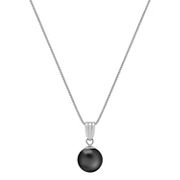 9mm Cultured Tahitian Pearl Pendant (18”)