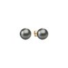 10mm Cultured Tahitian Pearl Solitaire Earrings