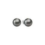 11mm Cultured Tahitian Pearl Solitaire Earrings