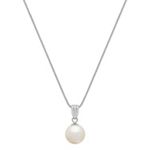 8mm Cultured Akoya Pearl Pendant (18”)