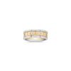 Round Diamond Ring in Two-Tone Gold