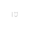 Round Diamond Hoop Earrings