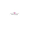 Princess Cut Pink Sapphire Ring