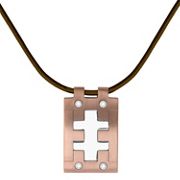 Stainless Steel and Sterling Silver Necklace (24)