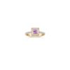 Princess Cut Lavender Sapphire and Diamond Ring