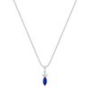 Marquise Sapphire and Diamond Pendant (18)