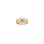 Round Diamond Wedding Set