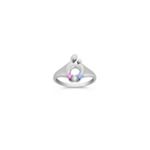 Round Multi-Colored Sapphire and Diamond Mother & Child® Ring by Janel Russell