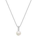 7mm Cultured Freshwater Pearl Pendant (18”)
