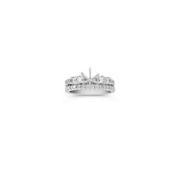 Unmounted 7/8 ct. t.w. Round Diamond Wedding Set