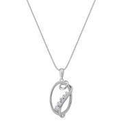 1/4 ct. t.w. Round Diamond Circle Pendant (18)