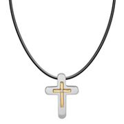 Round Diamond Cross Necklace ( 20)