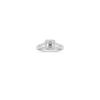 Halo Diamond Engagement Ring with Pave Setting