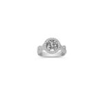 Halo Diamond Engagement Ring