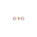 6mm Lavender Cultured Freshwater Pearl Solitaire Earrings