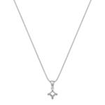 14k White Gold Pendant (18 in.)