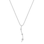 Round Diamond Three-Stone Pendant (18 in.)