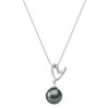 10mm Cultured Tahitian Pearl and Diamond Pendant (18)