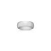 14k White Gold Comfort Fit Wedding Band (6mm)