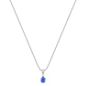 1/2 ct. t.w. Round Kentucky Blue Sapphire Pendant (18”)