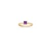 Princess Cut Lavender Sapphire Ring
