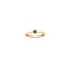 Round Green Sapphire Ring