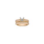 Round Diamond Wedding Set
