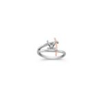 14k White and Rose Gold Ring