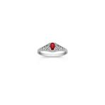 Oval Ruby Ring