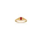 Oval Ruby Ring