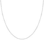14k White Gold Figure Eight Chain (18 in.)