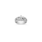 Marquise and Round Diamond Engagement Ring