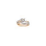 Round Diamond Wedding Set