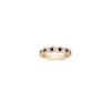 Round Sapphire and Diamond Ring