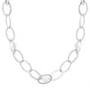 Sterling Silver and Pearl Necklace (24) 9mm Freshwater