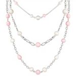 5-10mm Multi-Colored Cultured Freshwater Pearl and Sterling Silver Necklace (18 in.)