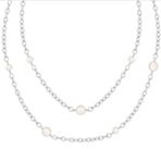 5mm Cultured Freshwater Pearl and Sterling Silver Necklace (47)