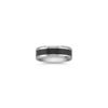 Cobalt and Carbon Fiber Comfort Fit Ring (8mm)