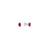 Oval Ruby Earrings