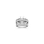 Round Diamond Wedding Set